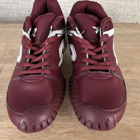 Ringor Women's Flite Pitching Toe Softball Cleats, 5.5, Maroon NWOB - Picture 3 of 7